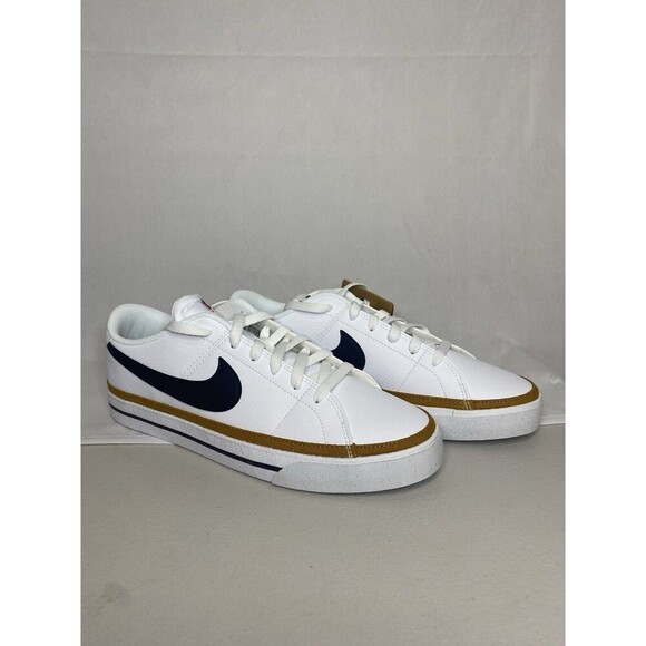 Nike Court Legacy Low Casual Tennis Shoes Men 10/Wmns 11.5 White Black New - Picture 3 of 6